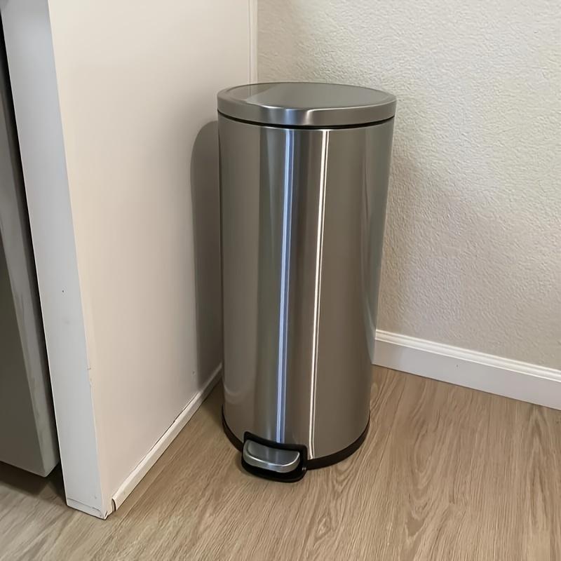 1 pcs 30L Round Step Trash Can