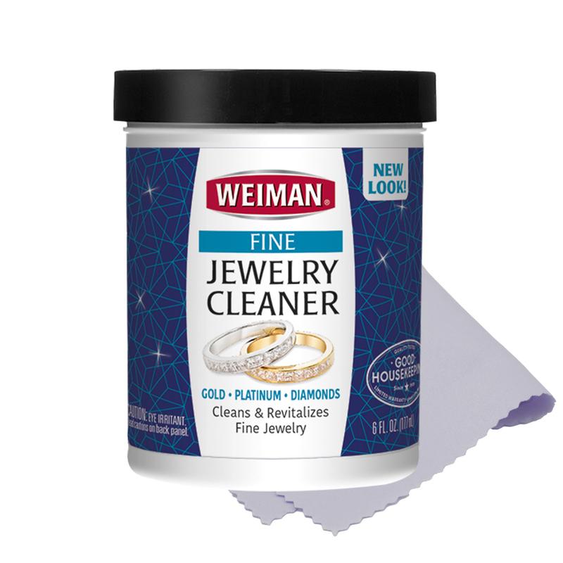 Weiman Fine Jewelry Cleaner Kit w  Polishing Cloth Cleaning Household - Gentle Formula