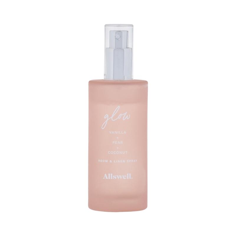 Allswell Glow (Vanilla + Pear + Coconut) Scented Room & Linen Spray 3.4 Fl oz (100mL)