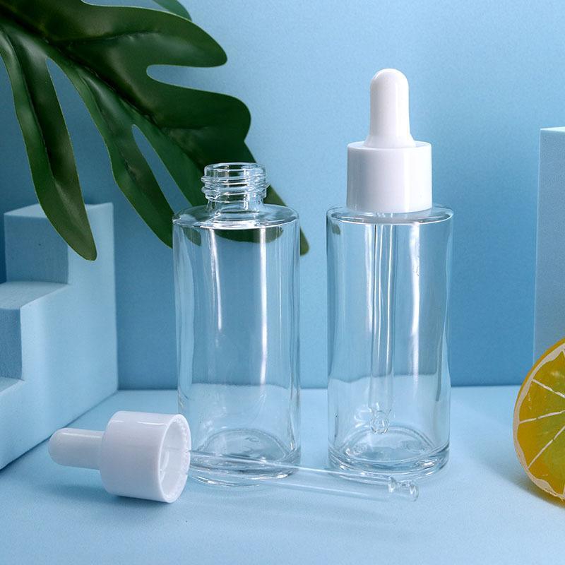 Multi-size Transparent Essential Oil Dropper Bottle, 1 Count Dropper Bottle, Dropper Travel Dispenser Bottle for Serum Skin Care Products