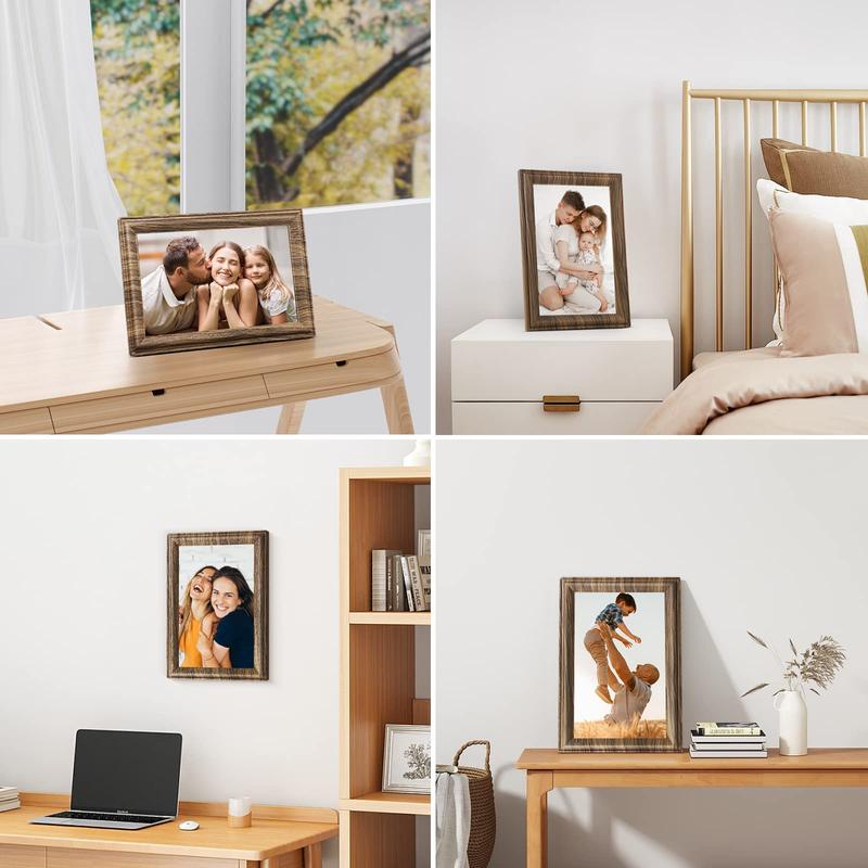 WiFi Digital Picture Frame, 10.1 Inch Smart Digital Photo Frame with 16GB Storage, Wall Mountable Auto-Rotate Electronic Frames Sharing Photo Video via Frameo App