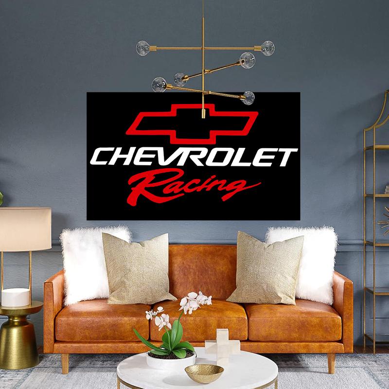 Chevrolet Racing Chevy Flag 3x5ft Single-Sided Print With Grommets