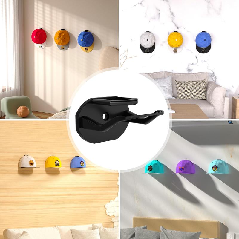 22 Pack Adhesive Hat Hooks for Wall, Super Strong Hat Rack for Baseball Caps, Hat Organizer Display for Home Decor, Hat Hangers Holder for Wall, Door, Closet, No Drilling - USA Patented