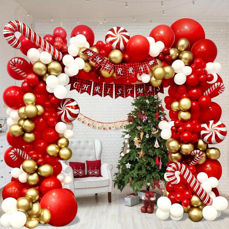 Christmas Balloon Arch Kit, 146pcs set Mixed Color Balloon Set, Balloon Garland Arch Kit, Party Balloon for Birthday Wedding Baby Shower Decoration