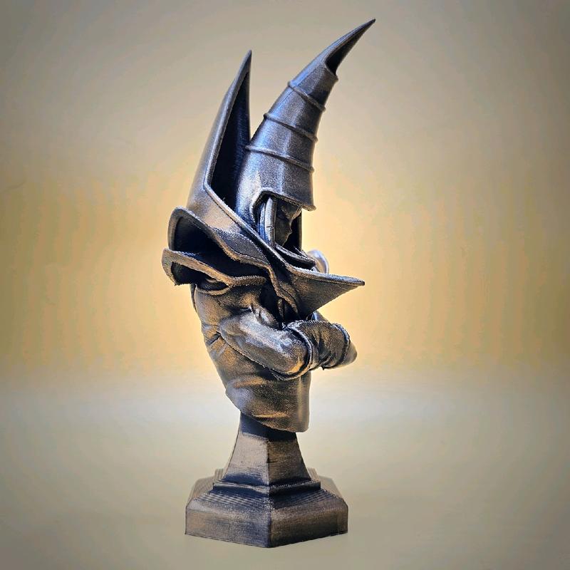 Dark Magician 3d Printed Statue Figurine