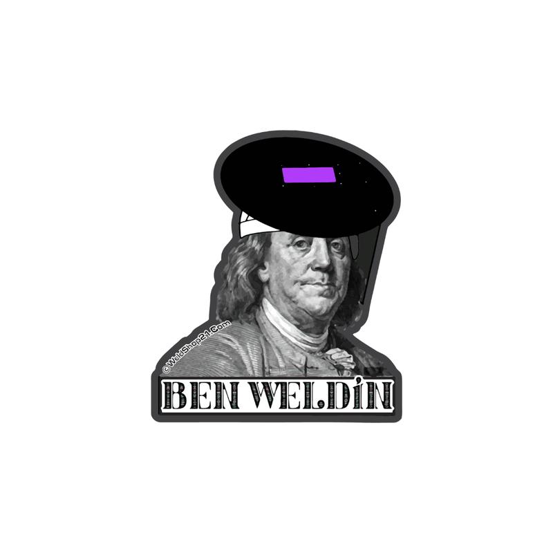 Benjamin Franklin Welder Sticker