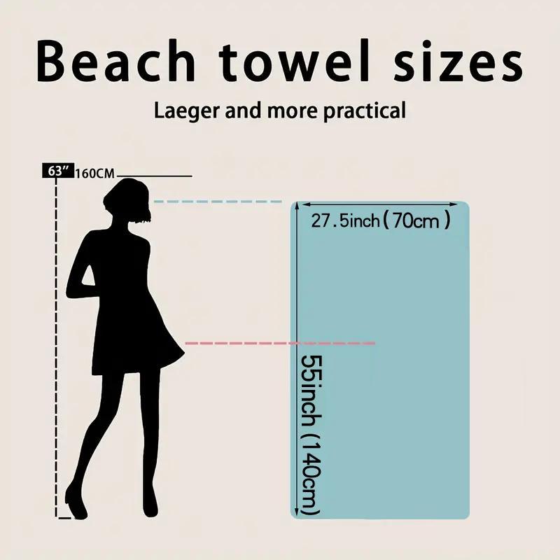 Leopard Print Beach Towel, Beach Blanket, Mat, Soft Absorbent Swimming Towel, Lightweight Quick-drying Towel for Swimming Beach Vacation Camping, Beach Trip, Travel Essentials, Vacation Sets, Swimsuit for Women 2024, Gifts