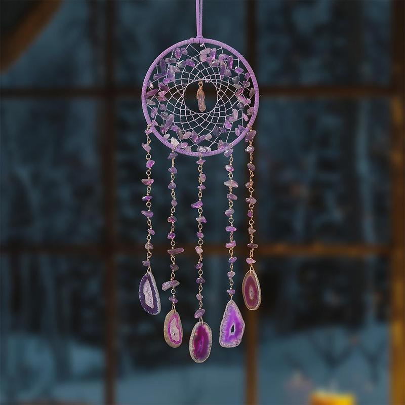 Artificial Crystal Sun Catcher, 1 Count Hanging Dream Catcher, Hanging Decor for Home Living Room Courtyard, Holiday Gift for Friends