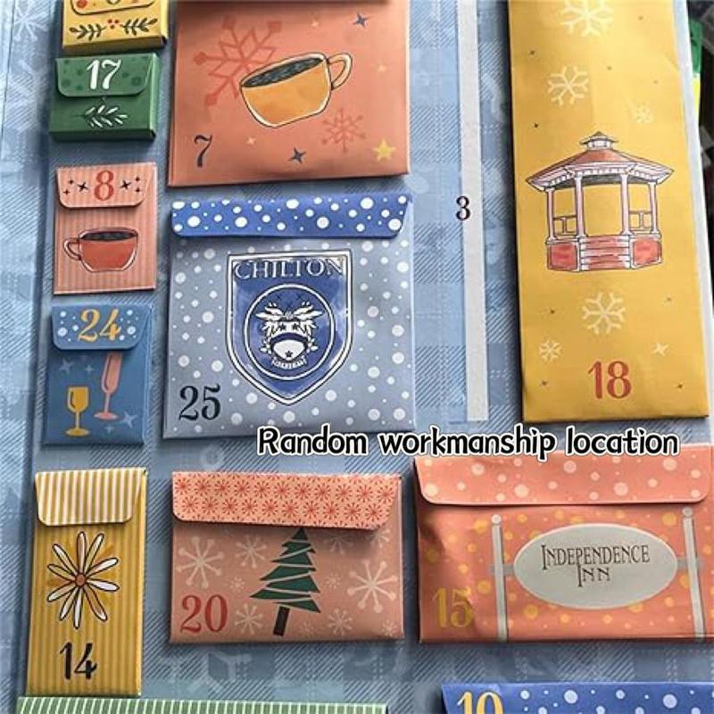 Gilmore Girls Advent Calendar, 1 Set Christmas Gift Calendar, Gift for Girlmore Girl Fans, Adults, Birthday Gift, Gift Idea Set