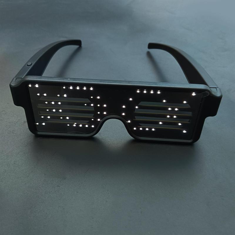 Glow in The Dark Eyeglasses, LED Light Up Eyeglasses, Party Decorative Eyeglasses for Evening Party, Festive & Party Supplies