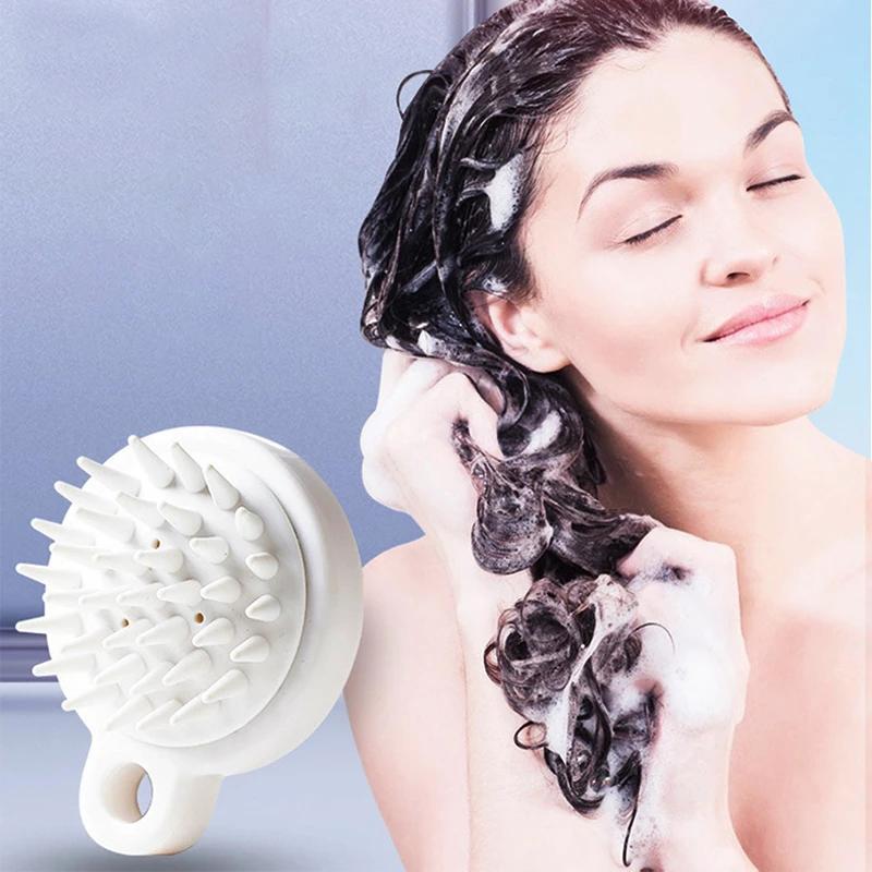 Multifunctional Scalp Massage Comb, 1 Count Silicone Scalp Massager Brush with Soft Bristles, Scalp Scrubber Hair Brush for Hair Growth & Scalp Care