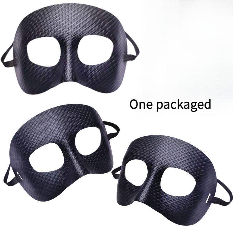 Half Face Mask, Solid Color Face Mask, Dance Performance Prop, Sports & Outdoor Accessories for Men & Women, Halloween Costumes