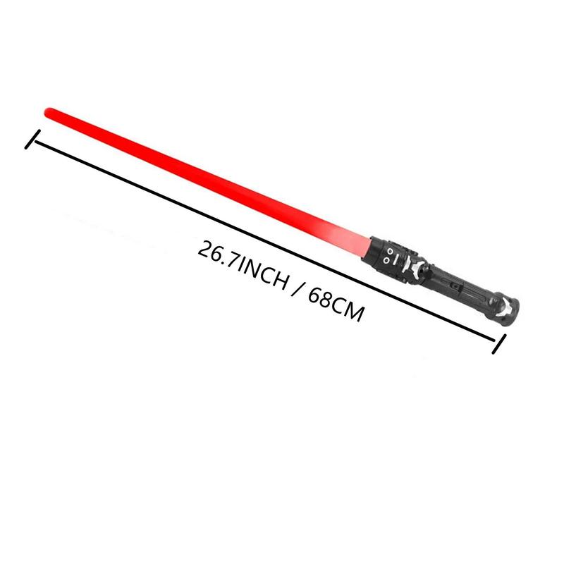 Light Up Saber with Sound, 1 Count Retractable Light Saber, Indoor Party Games, Party & Festive Accessories (Battery Powered, without Battery)