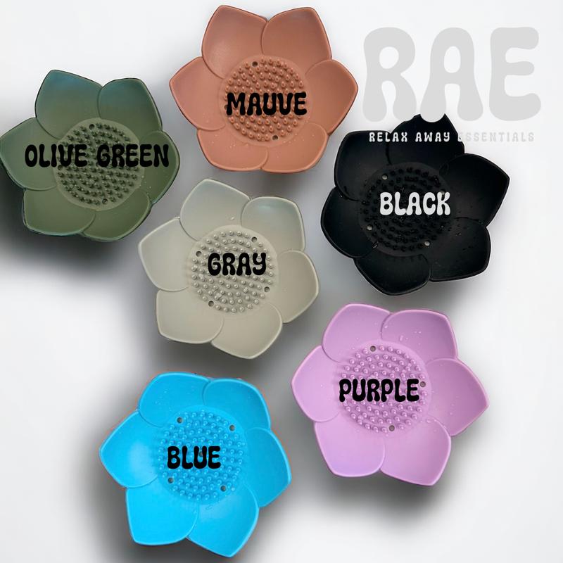 Shower Steamer Tray - Silicone Tray for Shower - Soap Tray