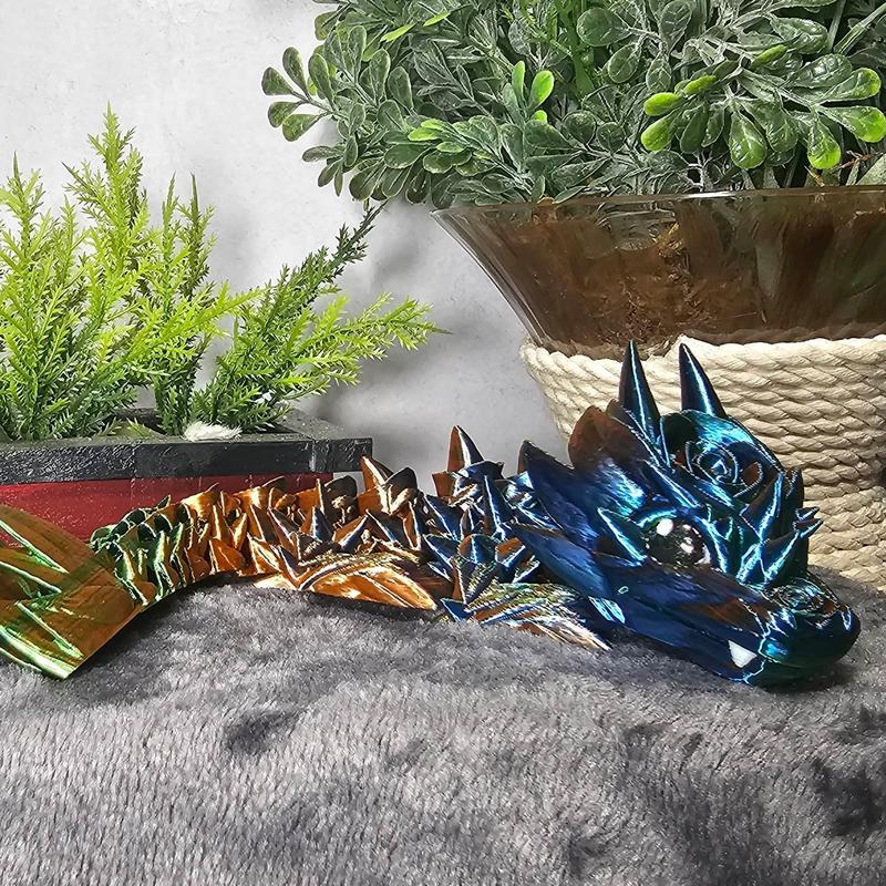 Baby Dragon Classic & Novelty Figurine - Random Colors - Articulated Design Decor Ornaments Decor Ornaments