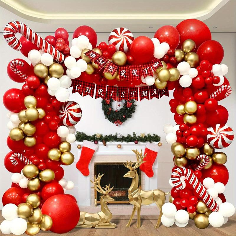 Christmas Balloon Arch Kit, 146pcs set Mixed Color Balloon Set, Balloon Garland Arch Kit, Party Balloon for Birthday Wedding Baby Shower Decoration