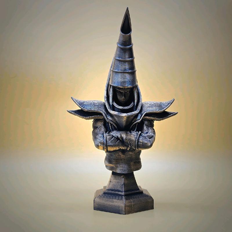 Dark Magician 3d Printed Statue Figurine