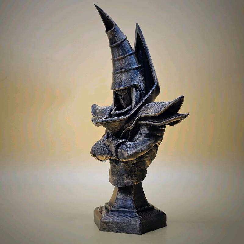 Dark Magician 3d Printed Statue Figurine