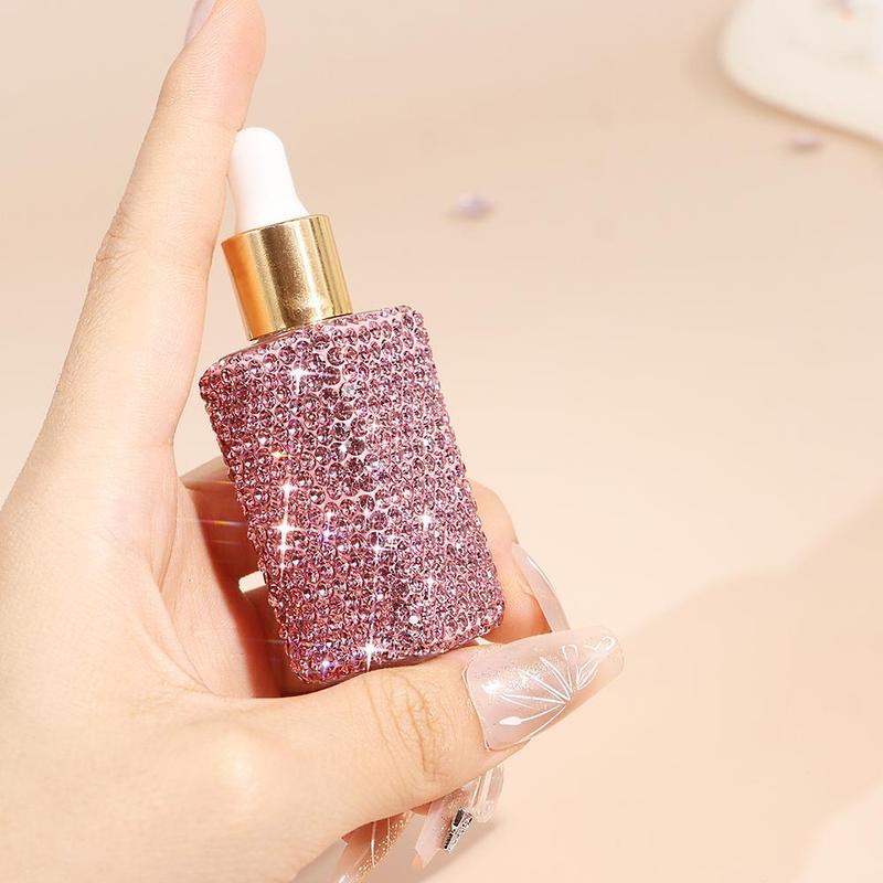 5ml Crystal-embellished Perfume Bottle, Refillable Atomizer, Travel Perfume Spray with Crystal-studded Design, Pocket-sized Essential Perfume Bottle