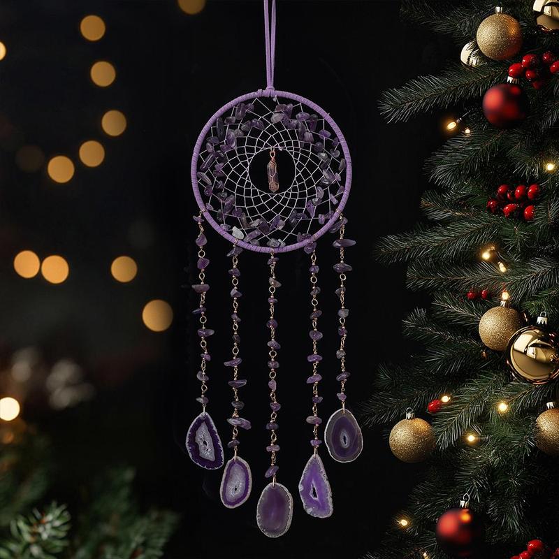 Artificial Crystal Sun Catcher, 1 Count Hanging Dream Catcher, Hanging Decor for Home Living Room Courtyard, Holiday Gift for Friends