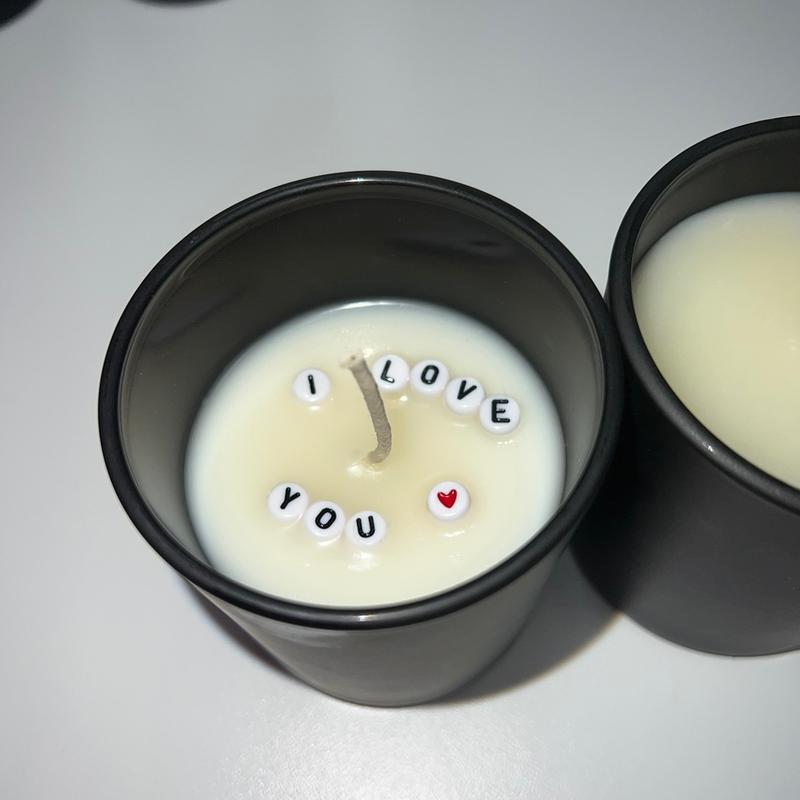 Hidden Message “I Love You” Candle