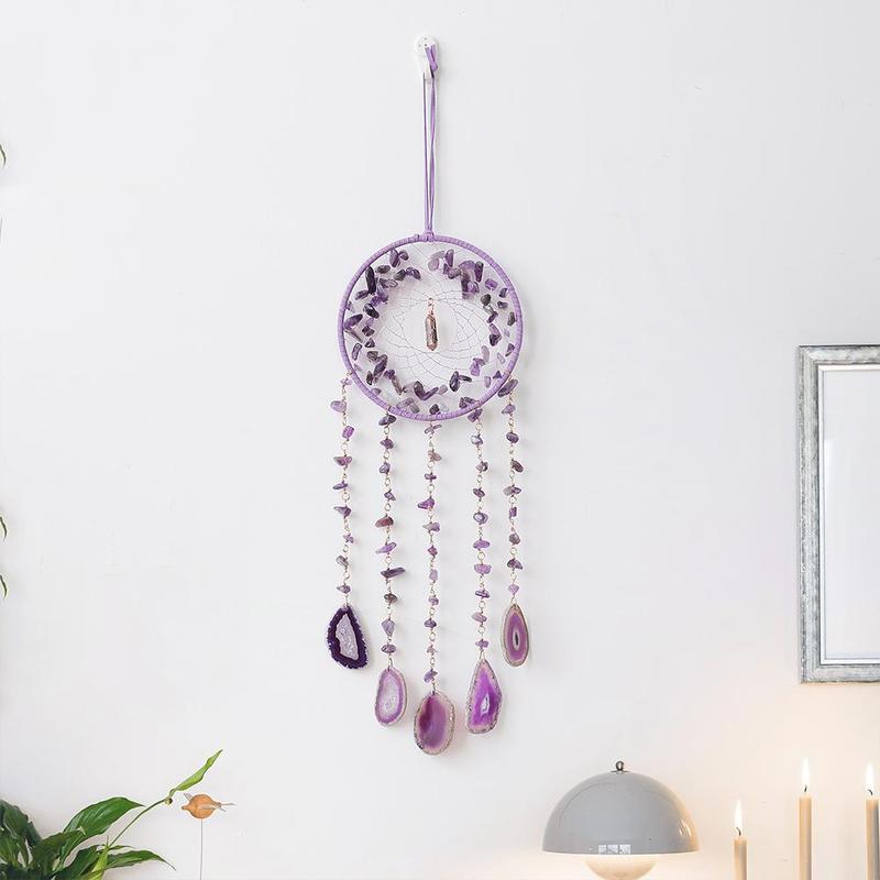 Artificial Crystal Sun Catcher, 1 Count Hanging Dream Catcher, Hanging Decor for Home Living Room Courtyard, Holiday Gift for Friends