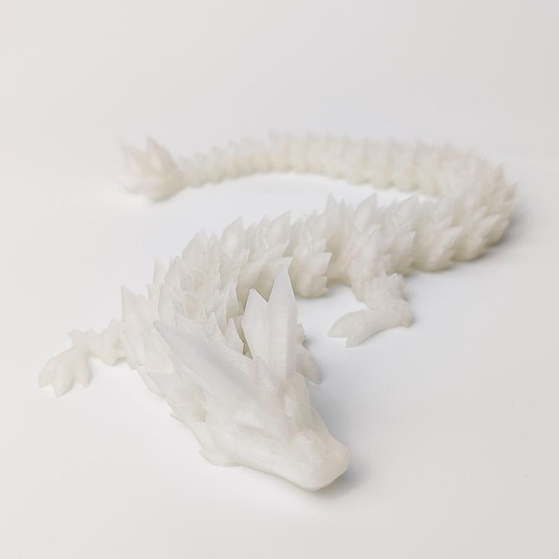 3D Printed Luminous Dragon Statue, 1 Count Creative Animal Themed Figurine, Desktop Decoration for Home Office