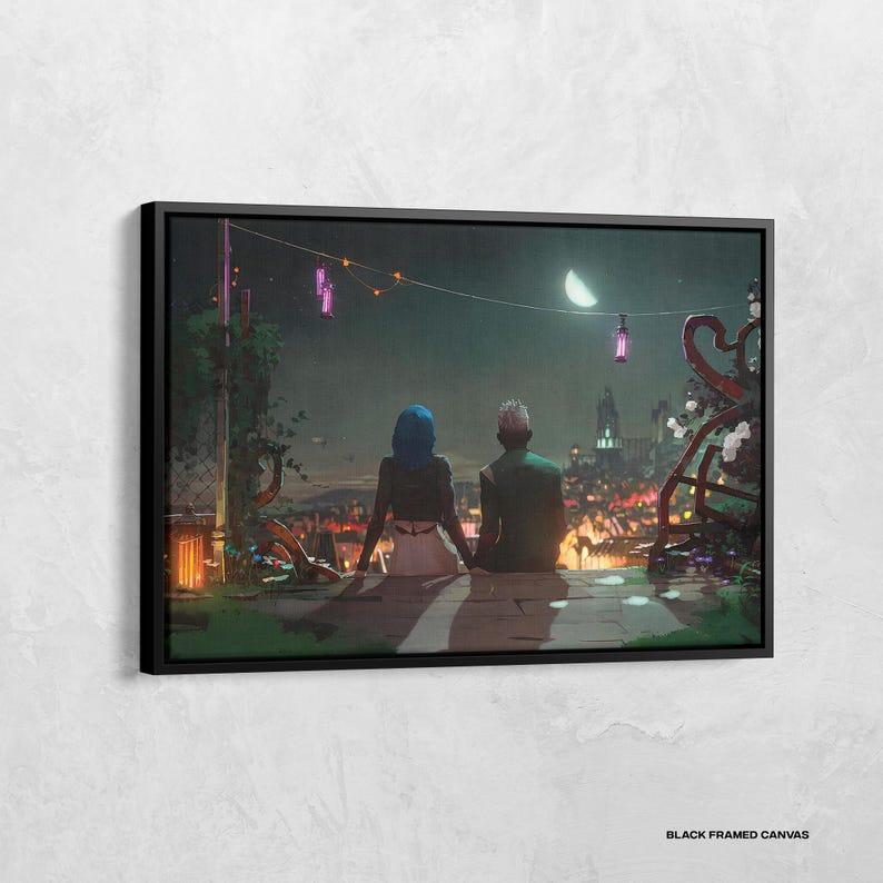 Ekko and Jinx Wall Art, Happy Ending in Arcane Posters s2, Maybe in Another Life, No Frame Decor Photo wall decor new