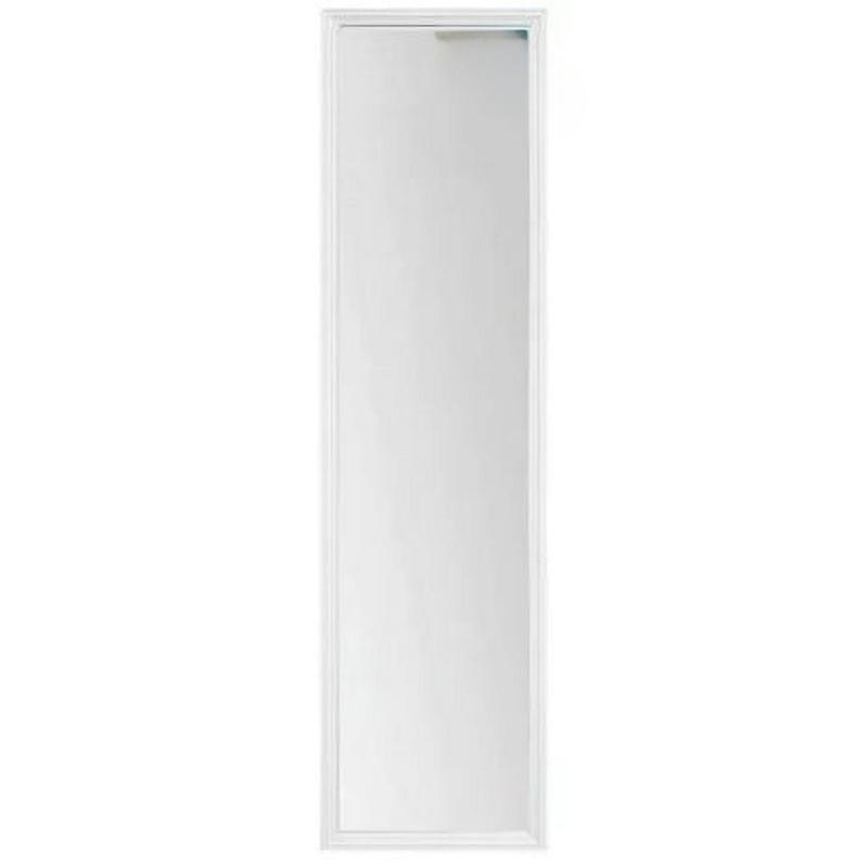 13x49 Full-Length Rectangular White Mirror Decor Hanging