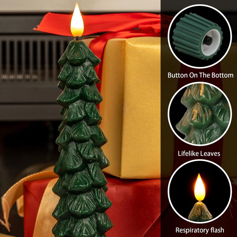  Christmas 2024 ornament Christmas Tree Candles For Gift Christmas Decoration Tree Candles Light with Remote