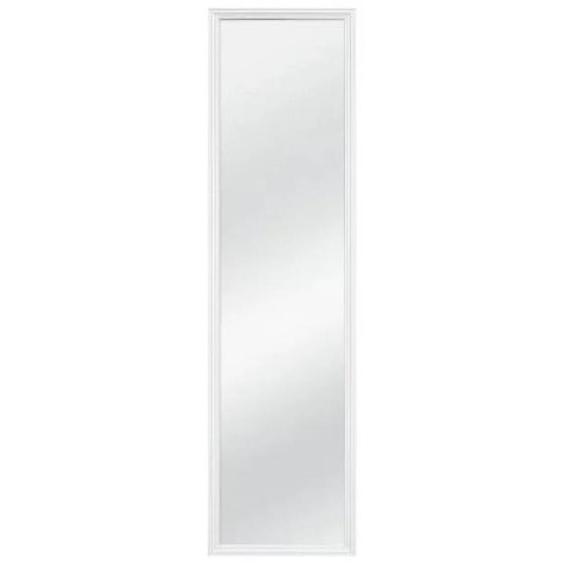 13x49 Full-Length Rectangular White Mirror Decor Hanging