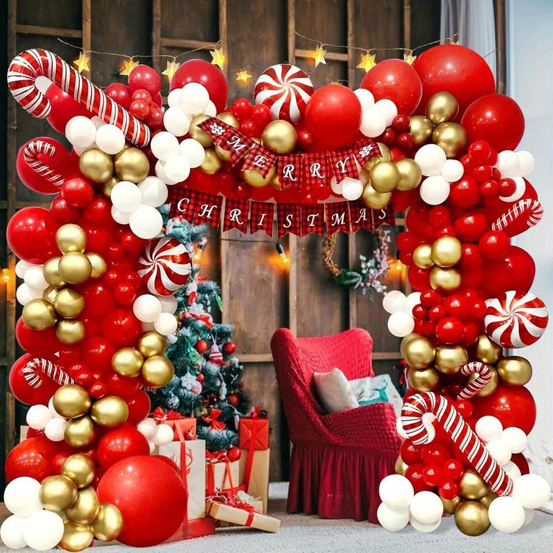 Christmas Balloon Arch Kit, 146pcs set Mixed Color Balloon Set, Balloon Garland Arch Kit, Party Balloon for Birthday Wedding Baby Shower Decoration