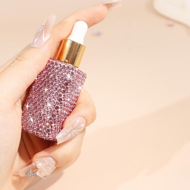 5ml Crystal-embellished Perfume Bottle, Refillable Atomizer, Travel Perfume Spray with Crystal-studded Design, Pocket-sized Essential Perfume Bottle