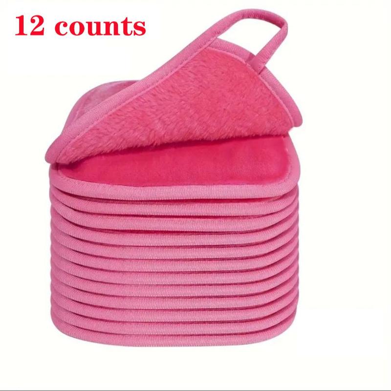 Reusable Facial Cleaning Towel, 12pcs set Soft Face Wipe, Facial Cleaning Tool for Women & Girls, Skin Care Products, Skincare Tools, Christmas Gift