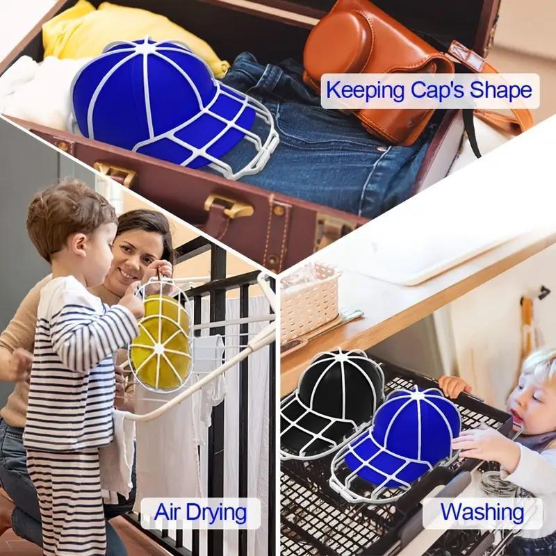 Baseball Cap Washer, 2 Counts Baseball Cap Cleaning Frame, Hat Cleaning Protector, Hat Cleaning Tool, Laundry Tools & Accessories