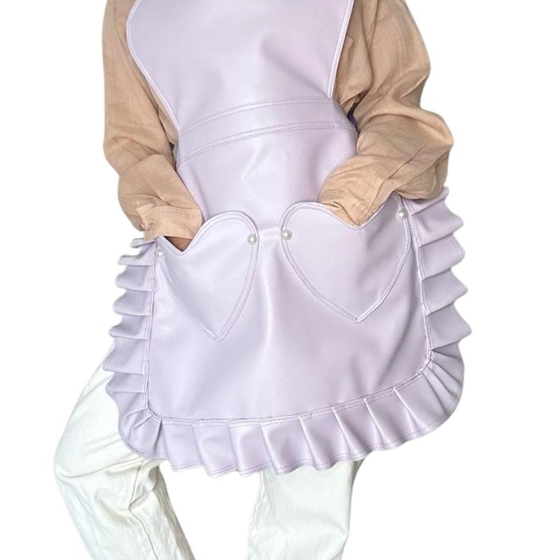 Coquette ruffled apron