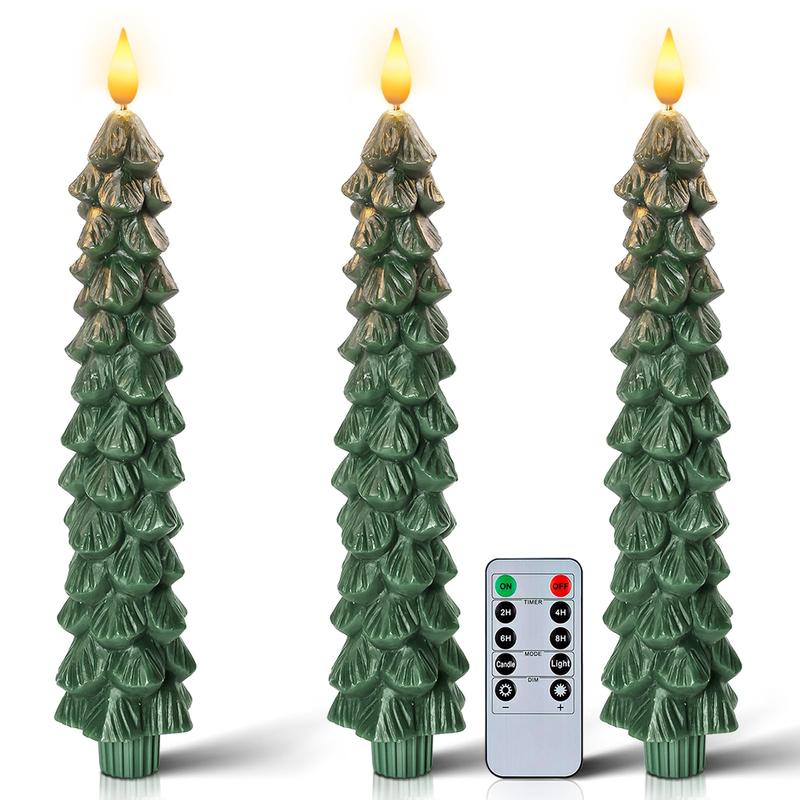  Christmas 2024 ornament Christmas Tree Candles For Gift Christmas Decoration Tree Candles Light with Remote