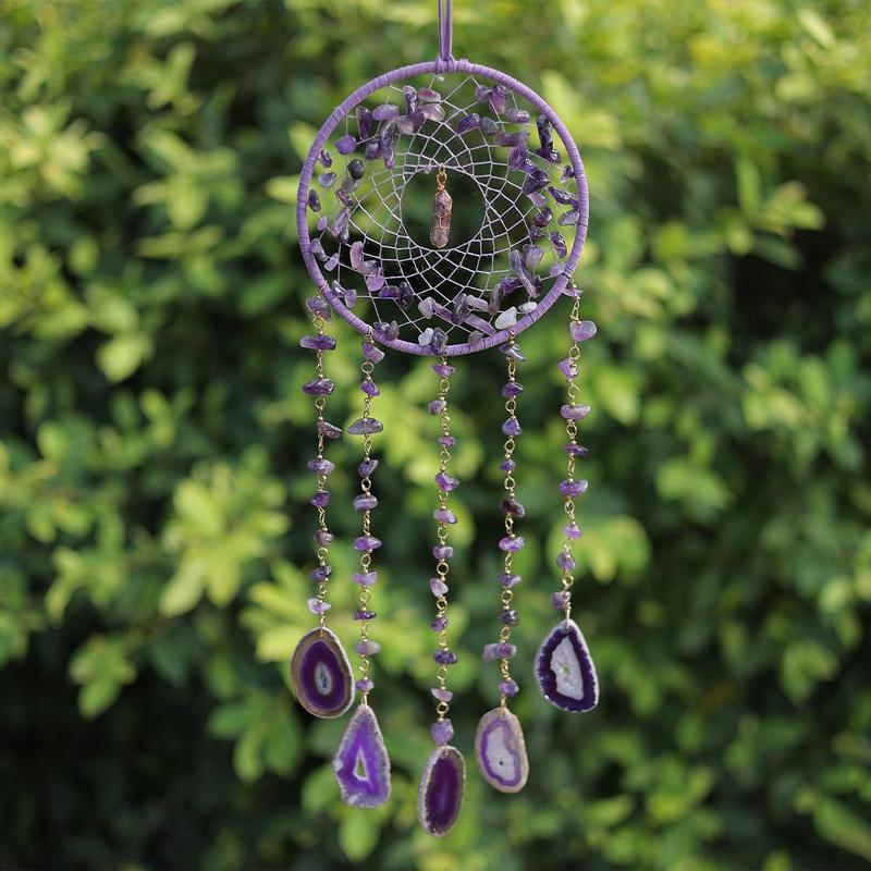 Artificial Crystal Sun Catcher, 1 Count Hanging Dream Catcher, Hanging Decor for Home Living Room Courtyard, Holiday Gift for Friends