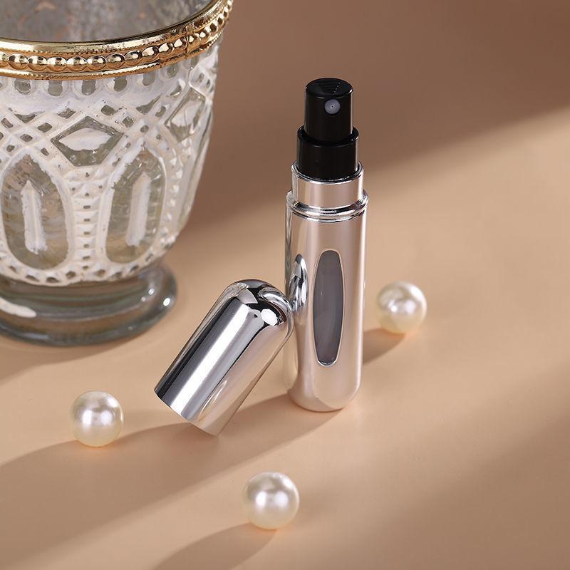 Perfume Refillable Bottle, 5 Counts Portable Mini Refillable Perfume Bottle, Perfume Atomizer Bottle, Perfume Dispenser Bottle for Women & Girls