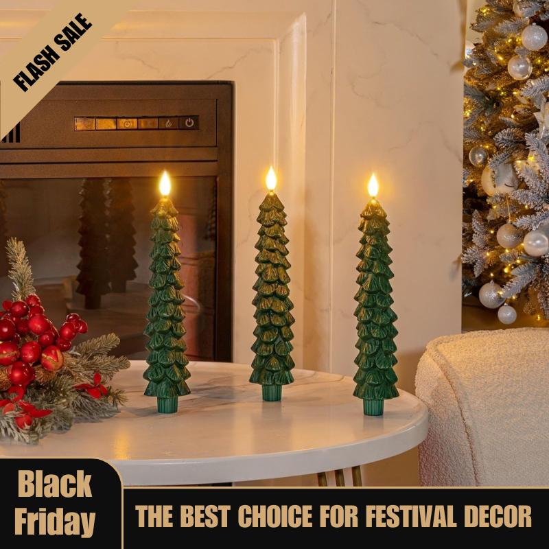  Christmas 2024 ornament Christmas Tree Candles For Gift Christmas Decoration Tree Candles Light with Remote