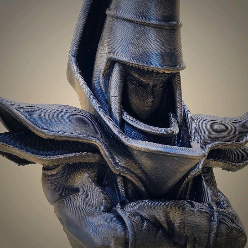 Dark Magician 3d Printed Statue Figurine