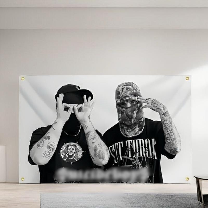 Top Rapper Flag 3x5FT with 4 brass grommets Banner Wall Tapestry Poster Signs Decor for Bedroom College