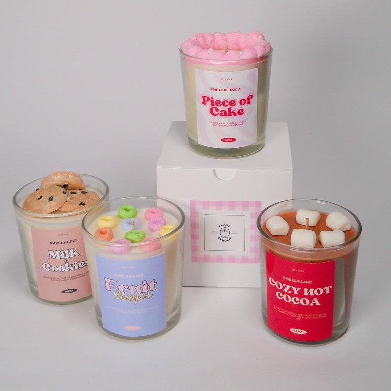 Dessert Candle, Boutique Candle, Delicious Cute Candles, Fake Food Candle, Cereal Candle