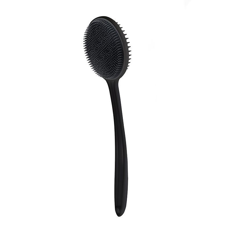 Silicone Back Massage Brush & Face Cleaning Brush Set, 1 Set Reusable Shower Brush, Bathing Accessories for Home Bathroom