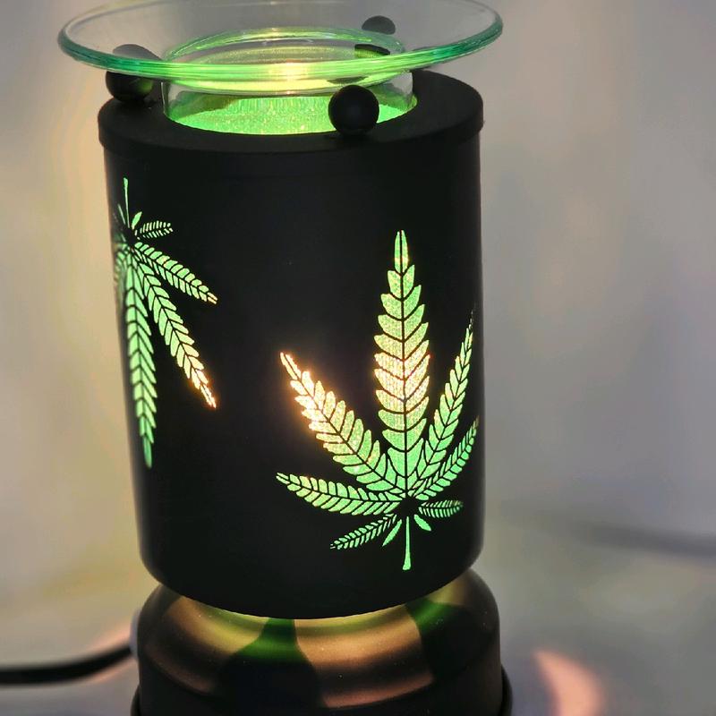 Green Leaf Touch Aroma Burner! Wax Warmer! Tart Warmer!