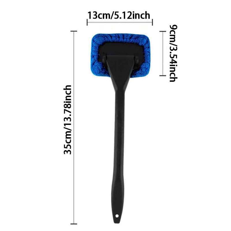 Car Windshield Cleaning Brush, Long Handle Multifunctional Window Washer Scrubber For Car