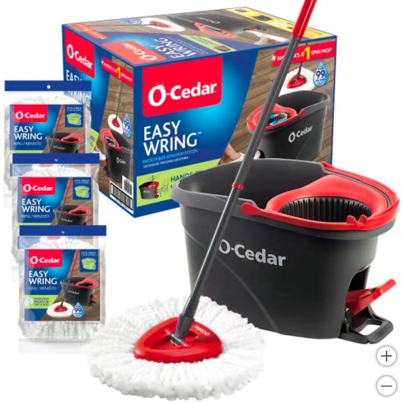 OCedar  spin  mop- deep clean your floors while separating your dirty water from your clean water!