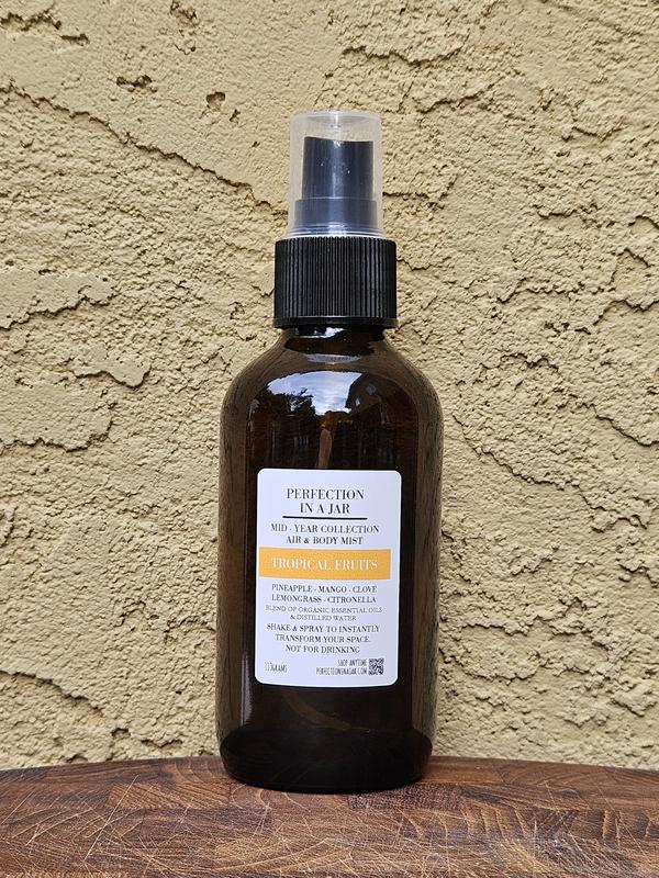 2oz Air & Body Mist: Blend of Organic Essential Oils