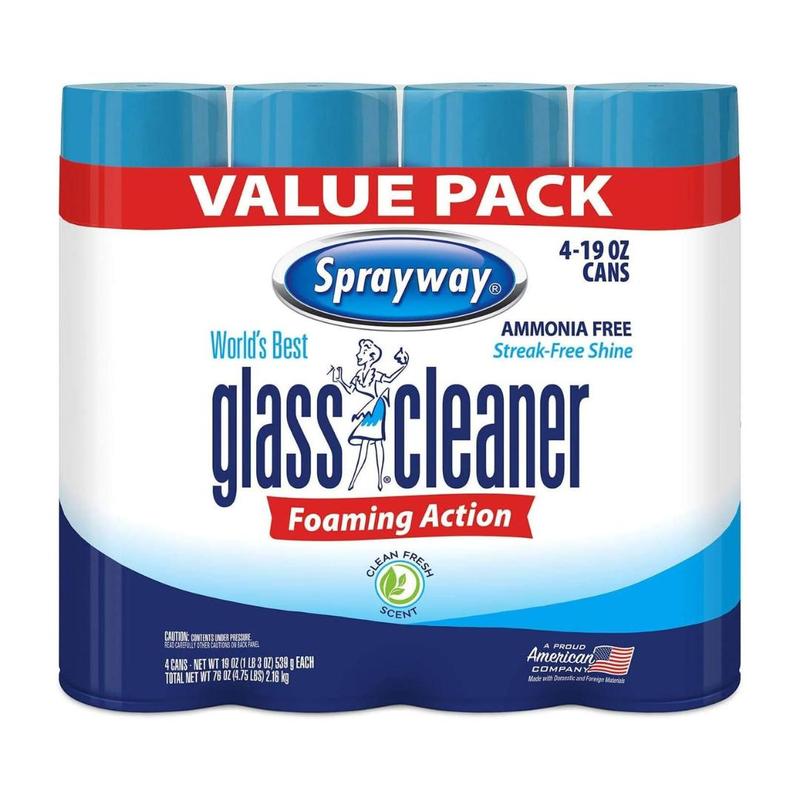 Ammonia Free Glass Cleaner, 19 Oz. (4-Pack)