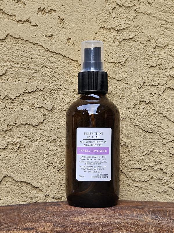 2oz Air & Body Mist: Blend of Organic Essential Oils